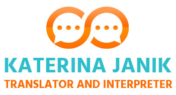 Interpreter and Translator Kateřina Janik Logo